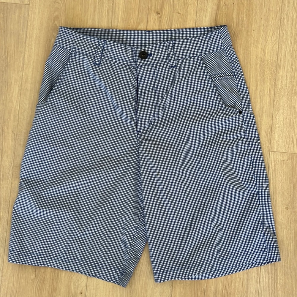 Lululemon Blue and White Shorts 10.5”